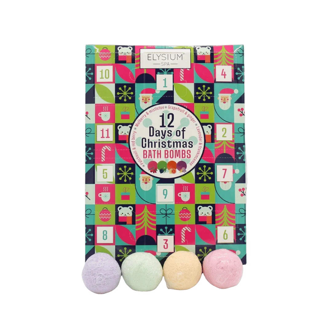 Elysium Spa 12 Days of Christmas Bath Bombs Gift Set - Image 2