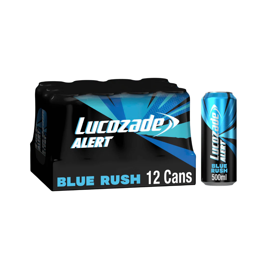 Lucozade Alert Blue Rush