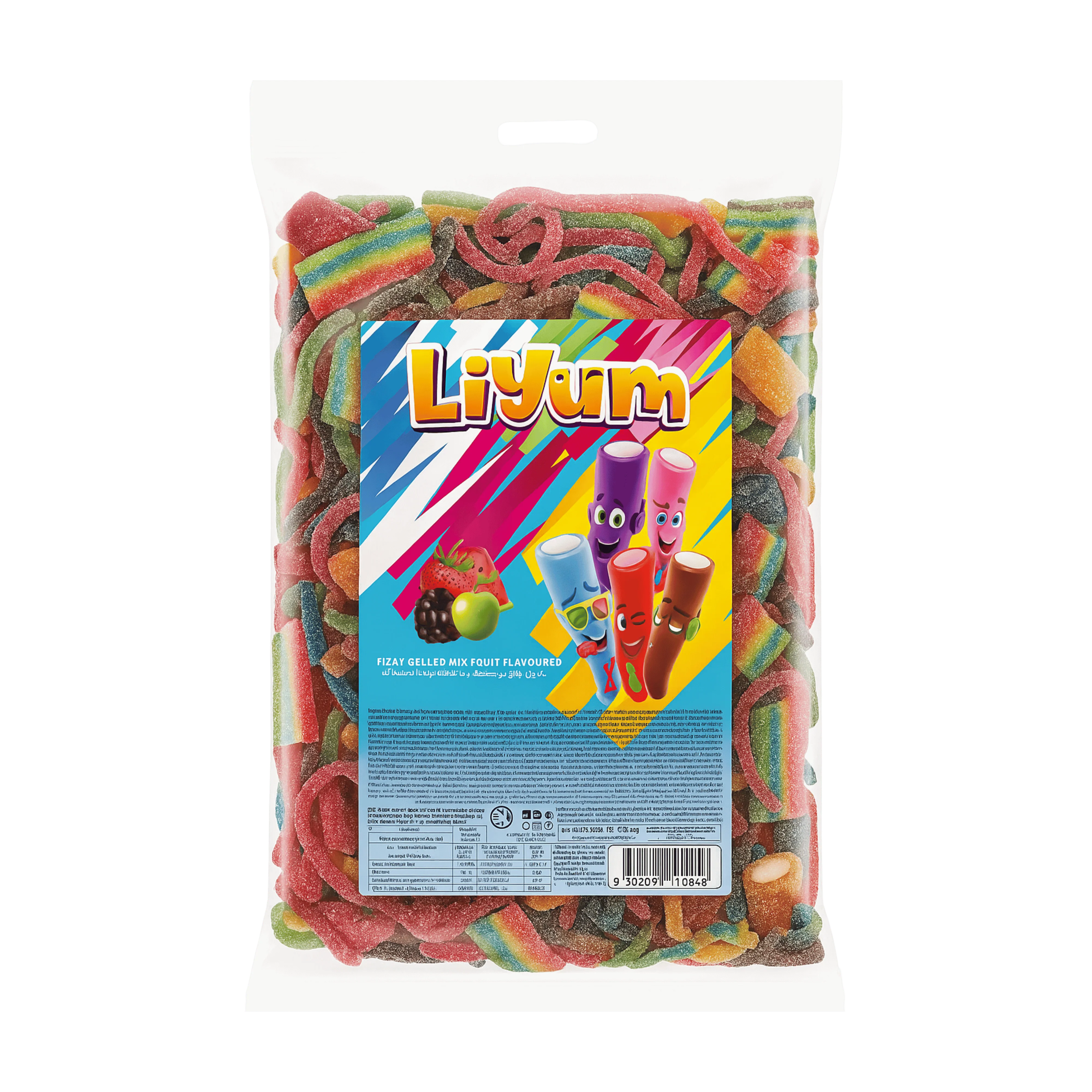 Liyum Giant Fizzy Sweets Party Mix