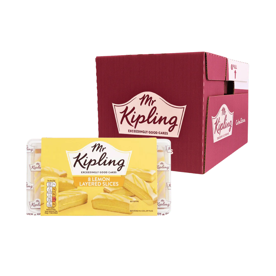 Mr Kipling Lemon Layered Slices Individually Wrapped Cakes