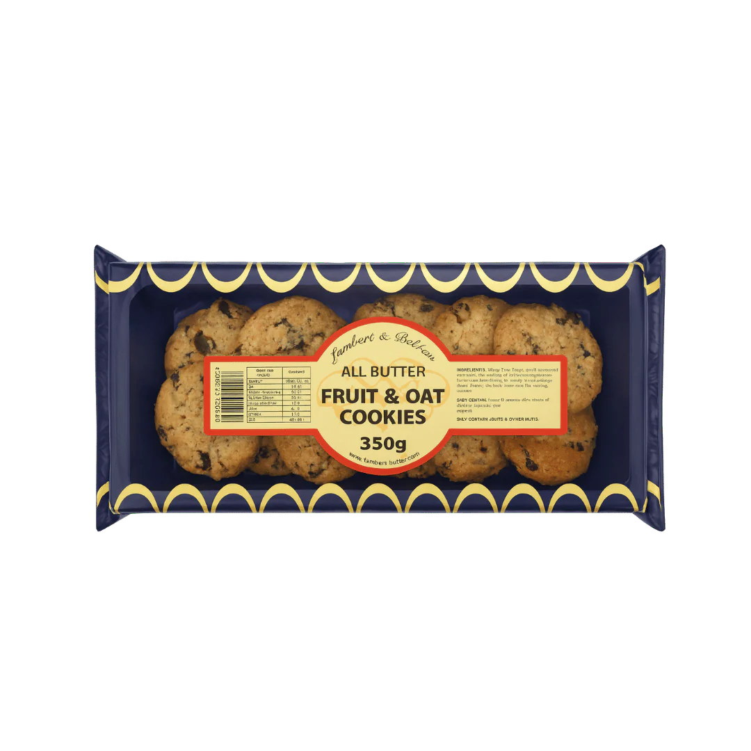 Lambert & Browne All Butter Fruit & Oat Cookies
