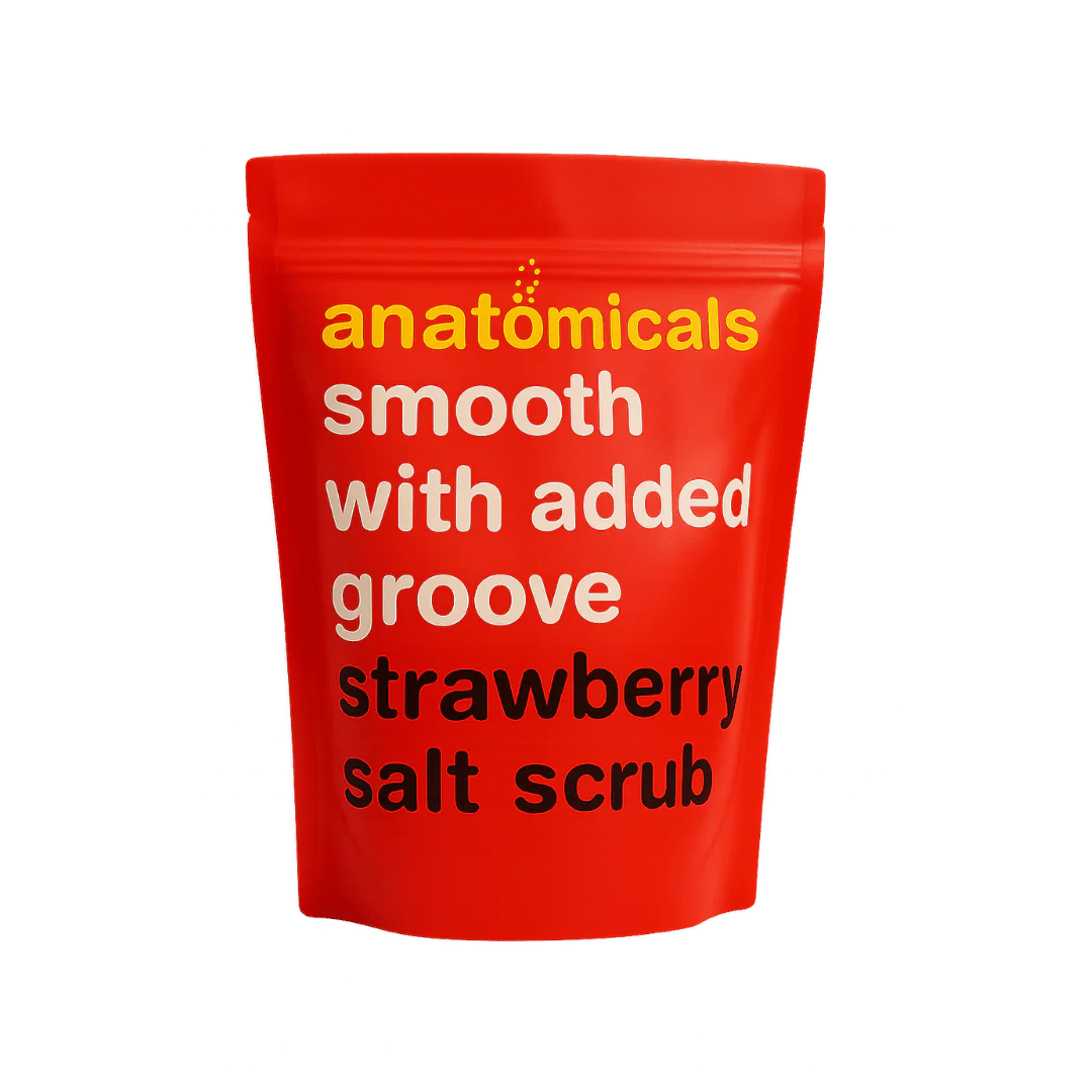 Anatomicals Smooth With Added Groove Strawberry Salt Scrub