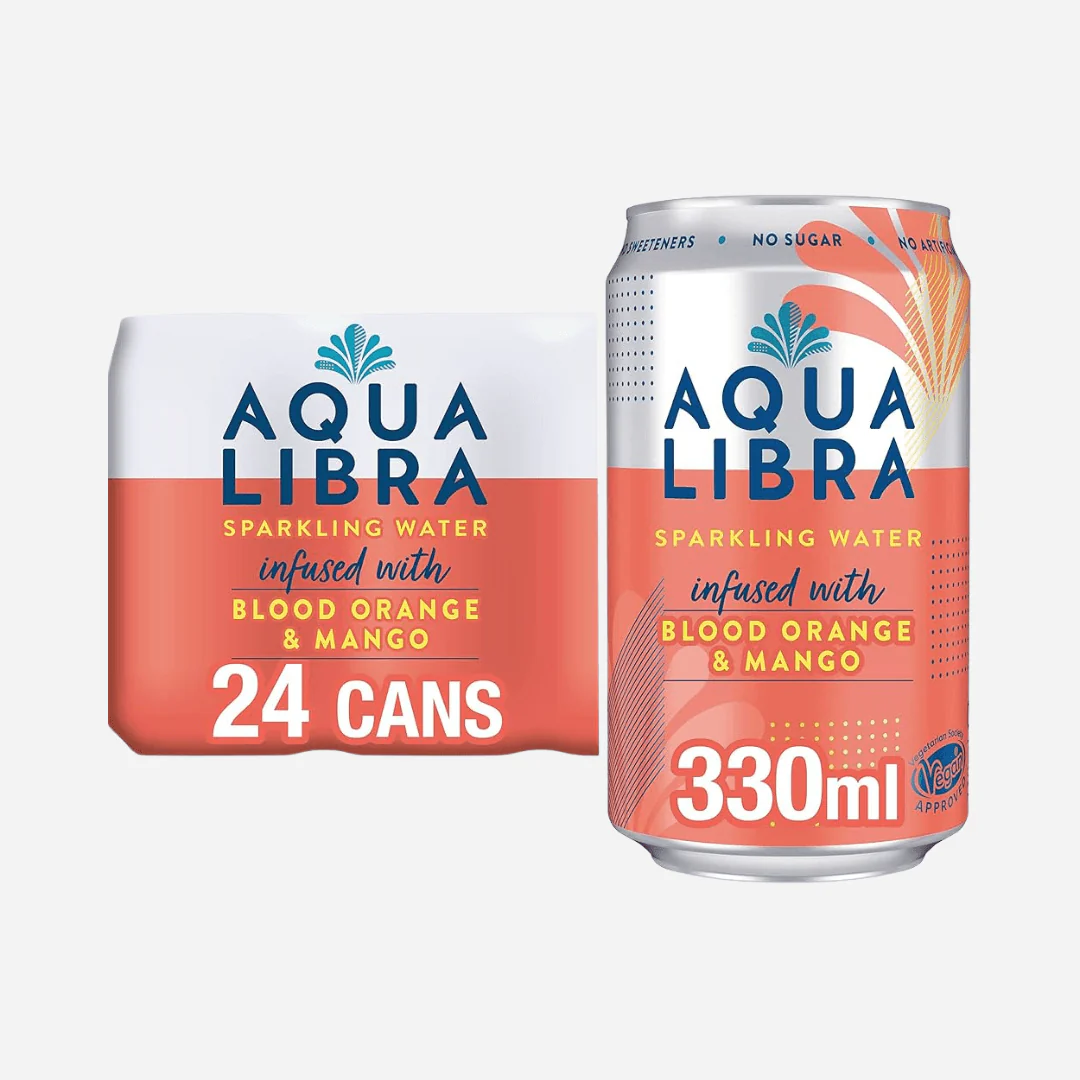 Aqua Libra Blood Orange & Mango Sparkling Water