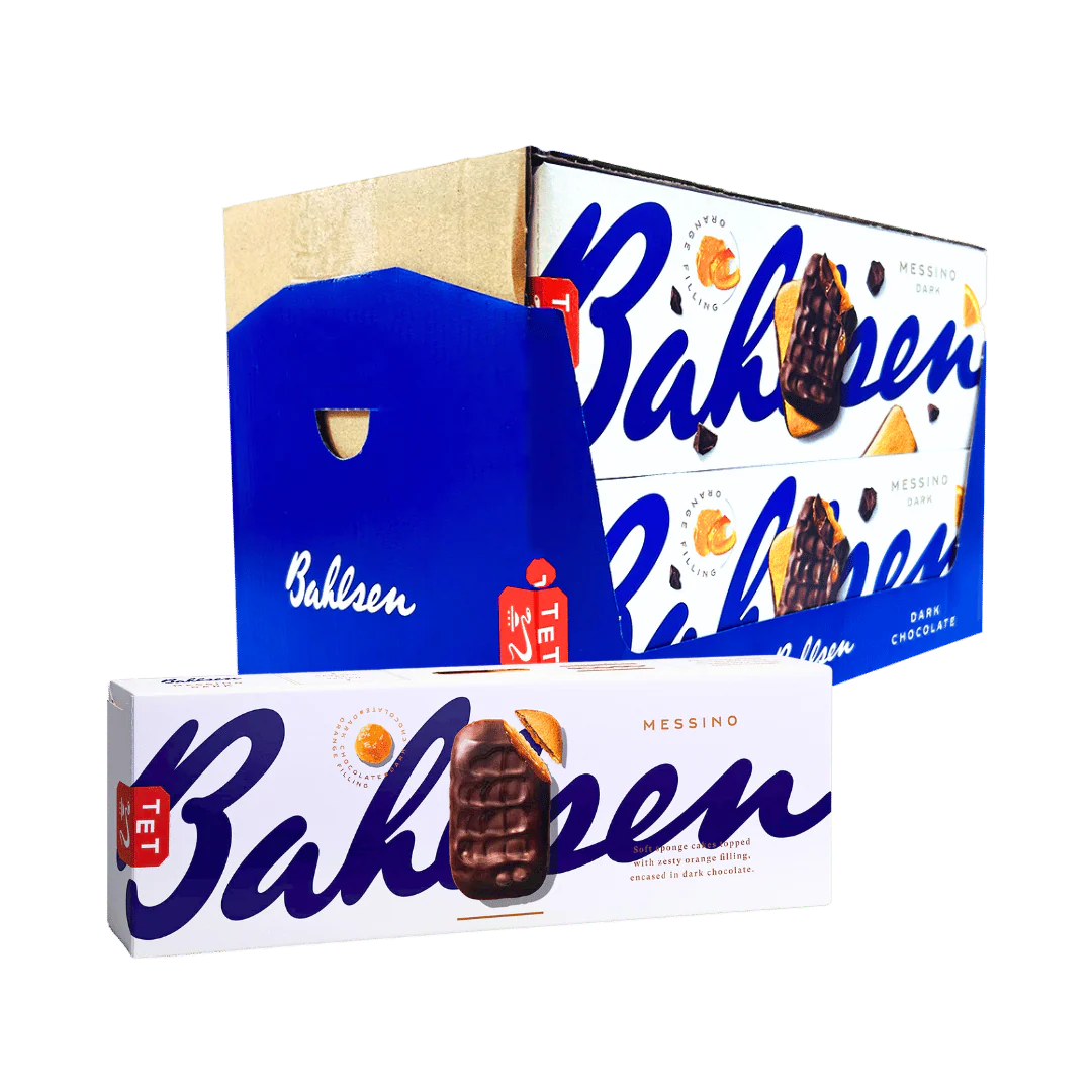 Bahlsen Messino Luxury Dark Chocolate Orange Filled Cake Bars