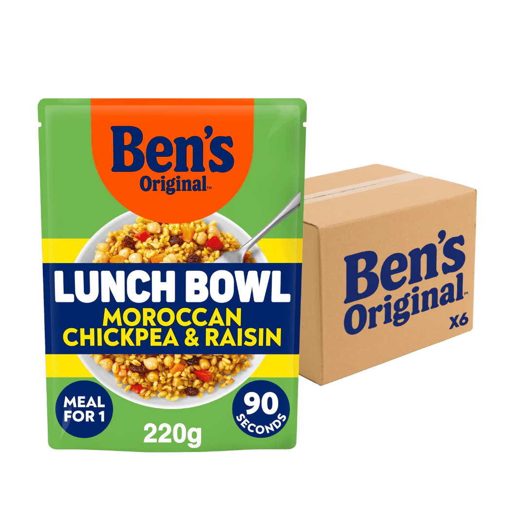 Ben's Original Lunch Bowl Moroccan Style Chickpea & Raisin