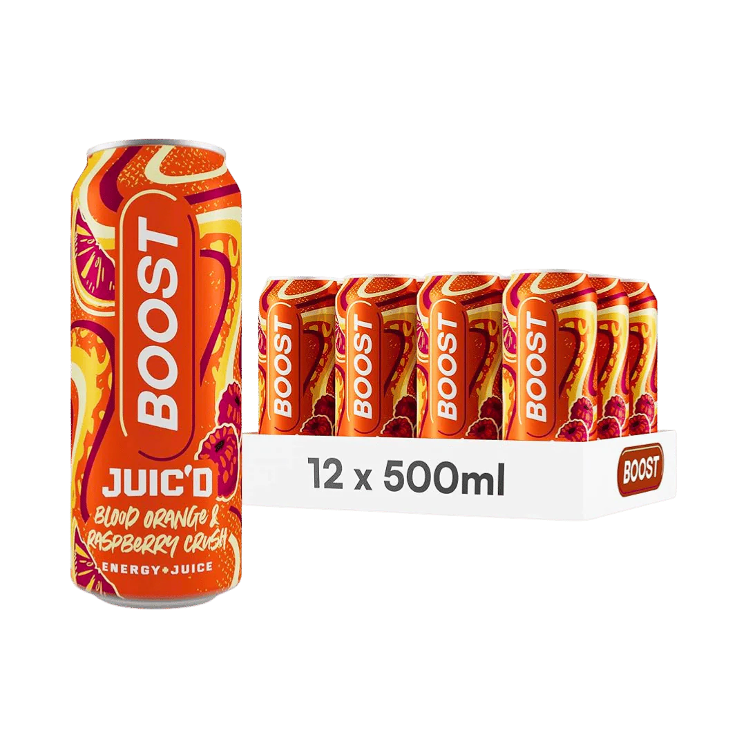 Boost Juic'd Blood Orange & Raspberry Crush Energy