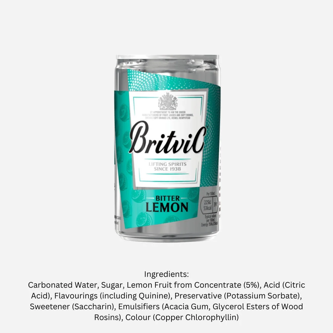 Britvic Bitter Lemon Miniatures - Image 2