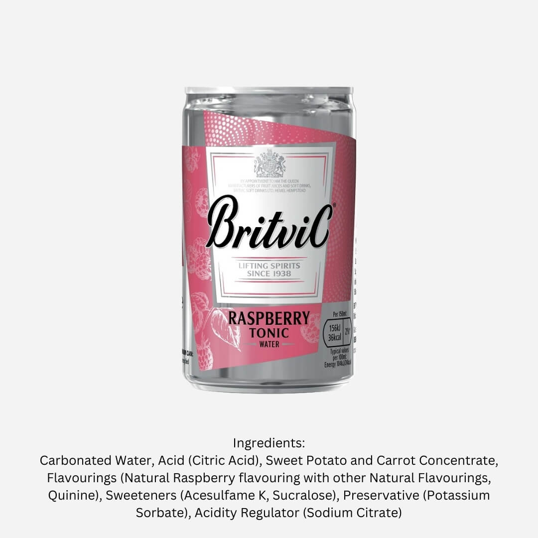 Britvic Raspberry Tonic Water Miniatures - Image 2
