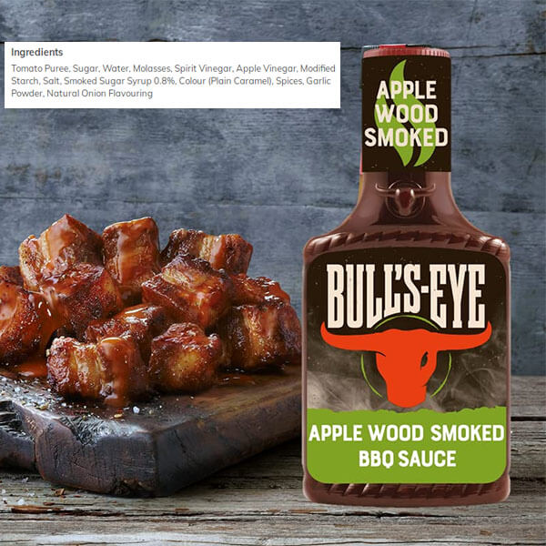 Bull's Eye Apple Wood Smoked BBQ Sauce - Image 2