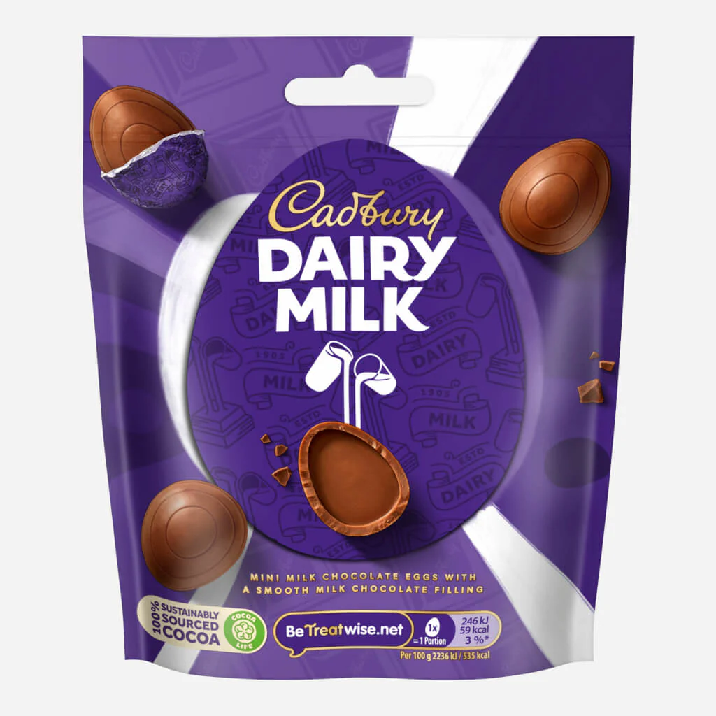 Cadbury Dairy Milk Chocolate Egg Bag