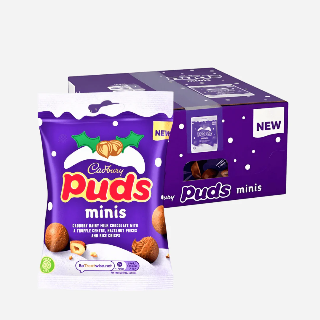 Cadbury Mini Puds Chocolate Bags
