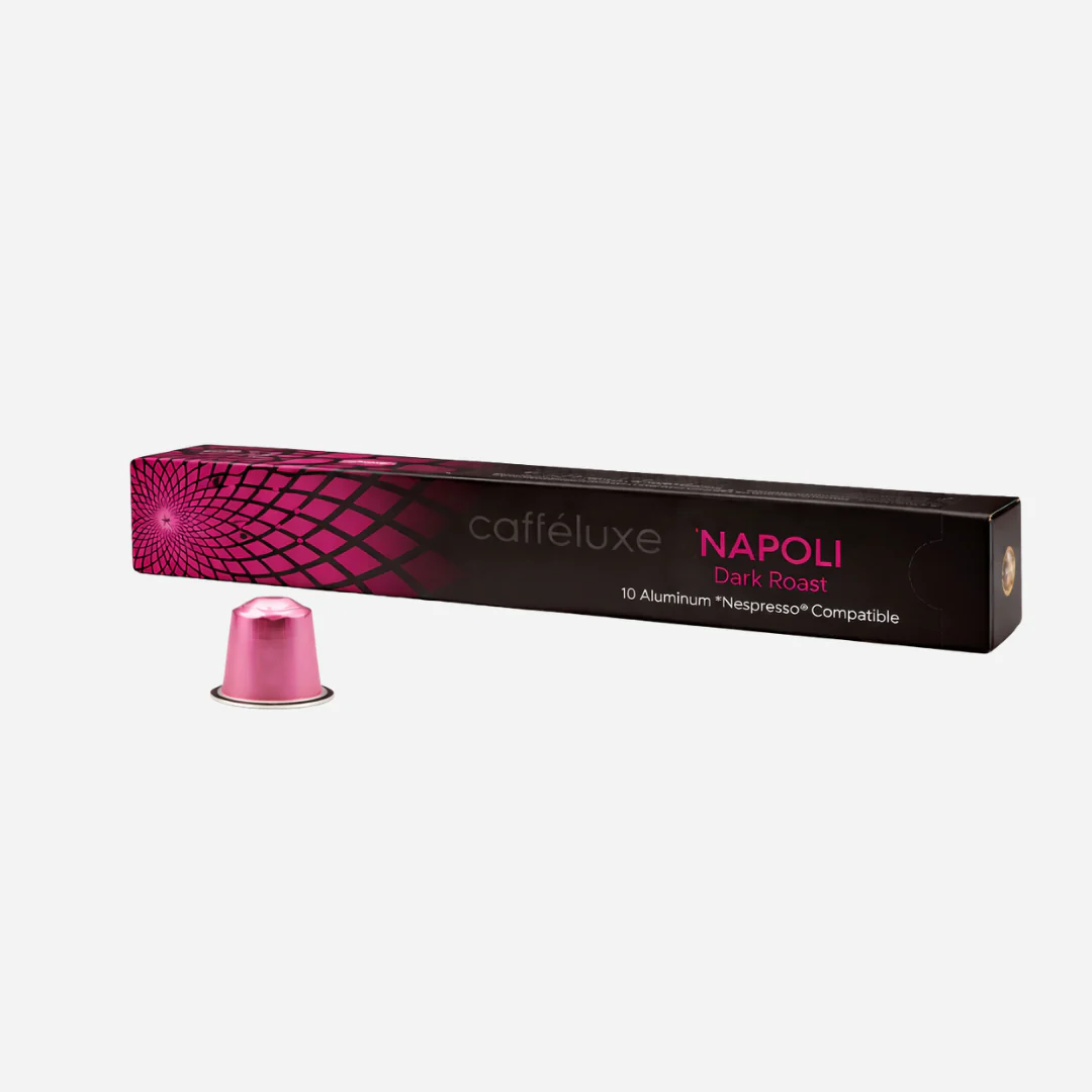 Cafféluxe Napoli Dark Roast Sleeve 10 Pods