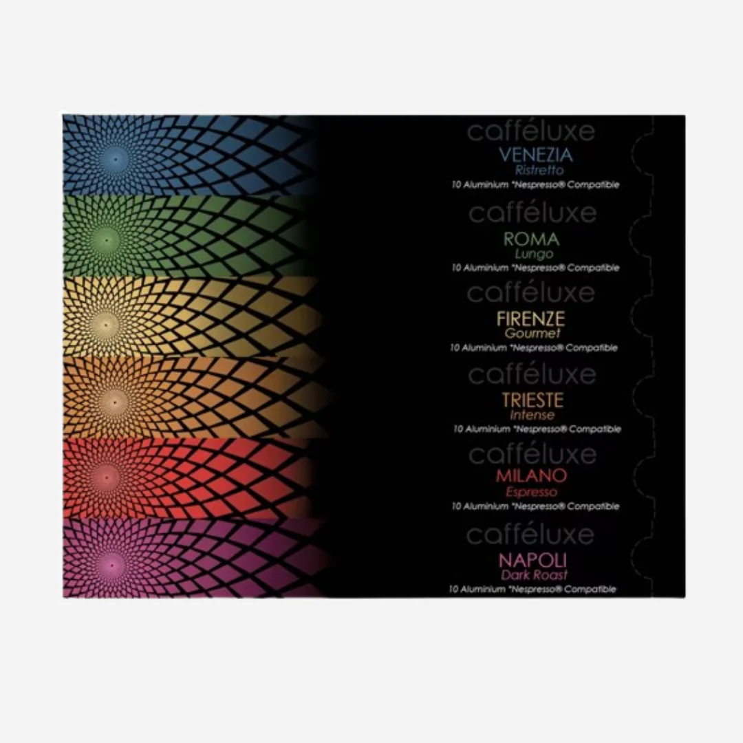 Cafféluxe Taste of Italy Variety Gift Nespresso Coffee Pods 60 Pack - Image 2