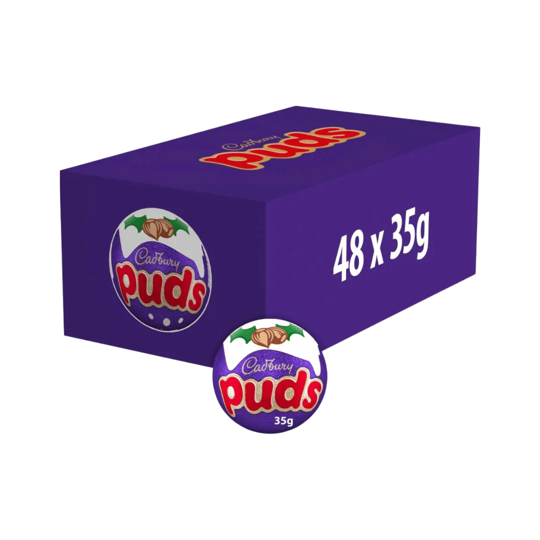 Case (48) Cadbury Xmas Puds