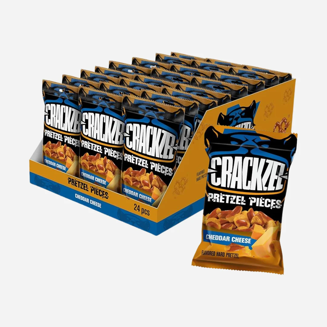 Crackzel Pretzel Pieces Cheddar Cheese Flavour