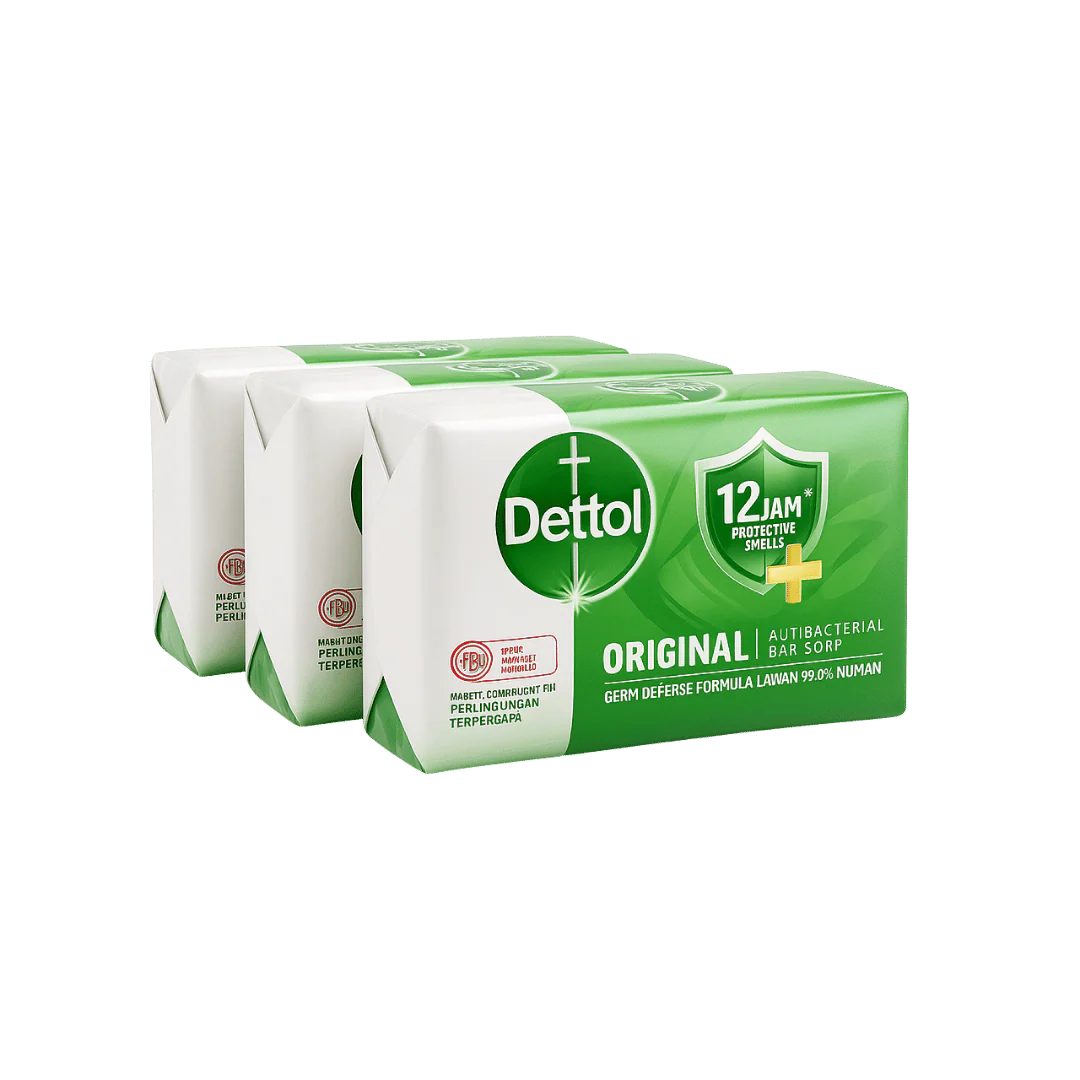 Dettol Anti-Bacterial Soap Original – 3 Pack