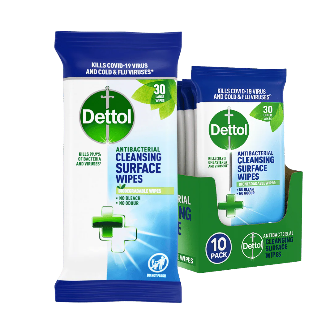 Dettol Antibacterial Cleansing Surface Wipes