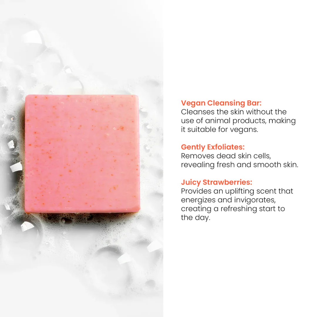 Dr Botanicals Hydrating Rose Facial Cleansing Bar - Image 2