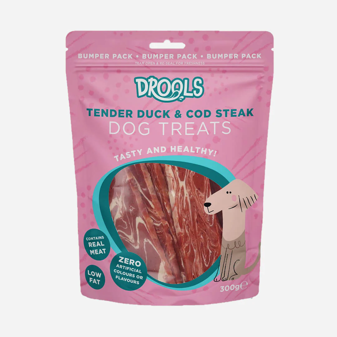Drools Tender Duck & Cod Cube Dog Treats - Image 2