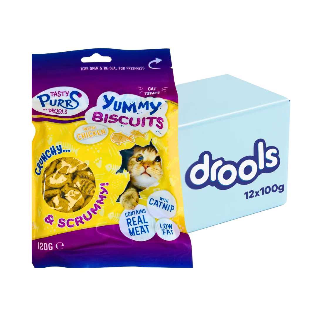 Drools Yummy Cat Treat Biscuits With Chicken