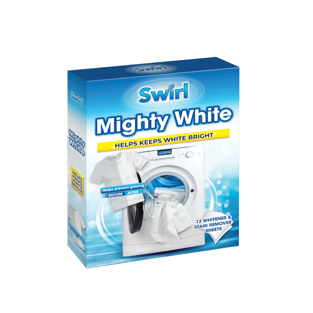 Swirl Magic Mighty White Laundry Stain Remover Whitener Sheets
