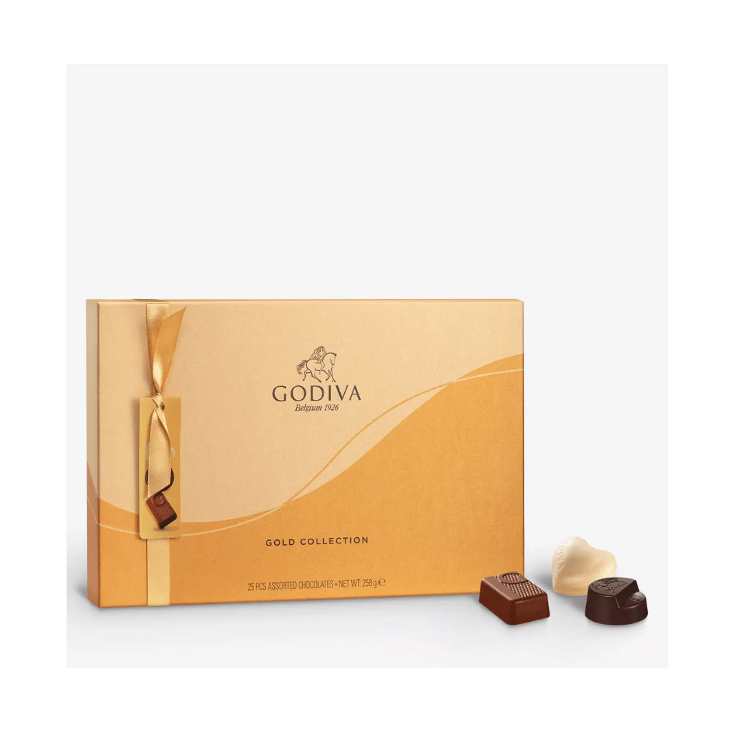 Godiva Belgium Gold Collection Assorted Chocolates Giftbox
