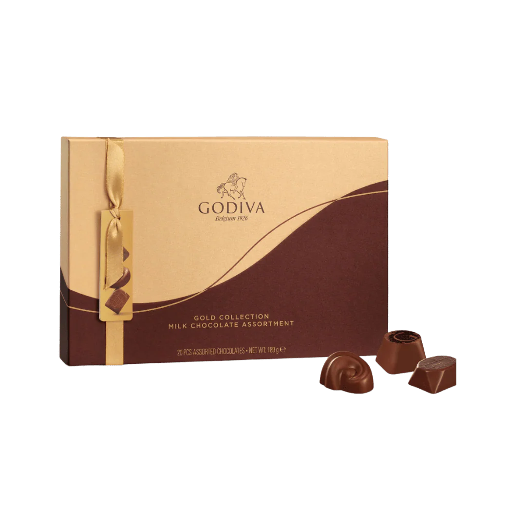 Godiva Gold Collection Belgium Milk Chocolate Giftbox