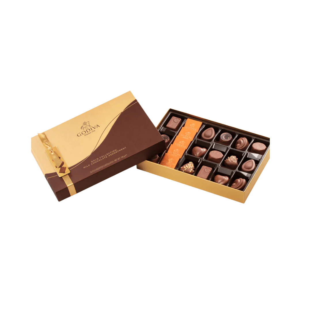 Godiva Gold Collection Belgium Milk Chocolate Giftbox - Image 2