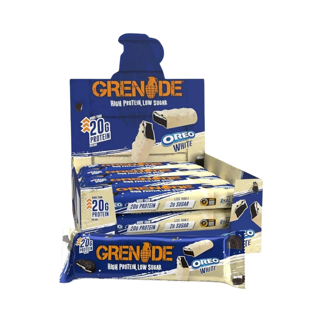 Grenade High Protein Low Sugar Oreo White Flavour Bars