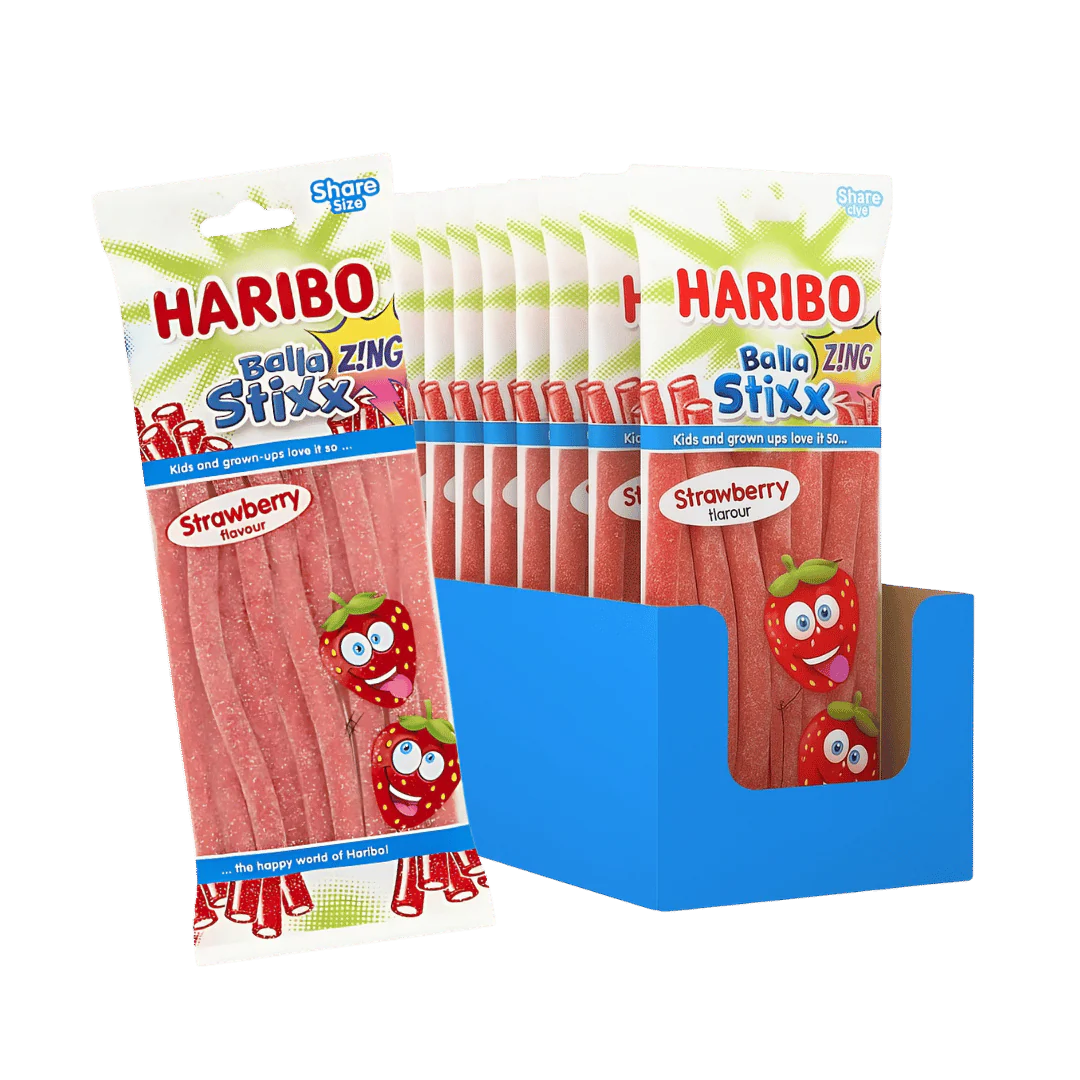 Haribo Balla Stixx Strawberry Zing