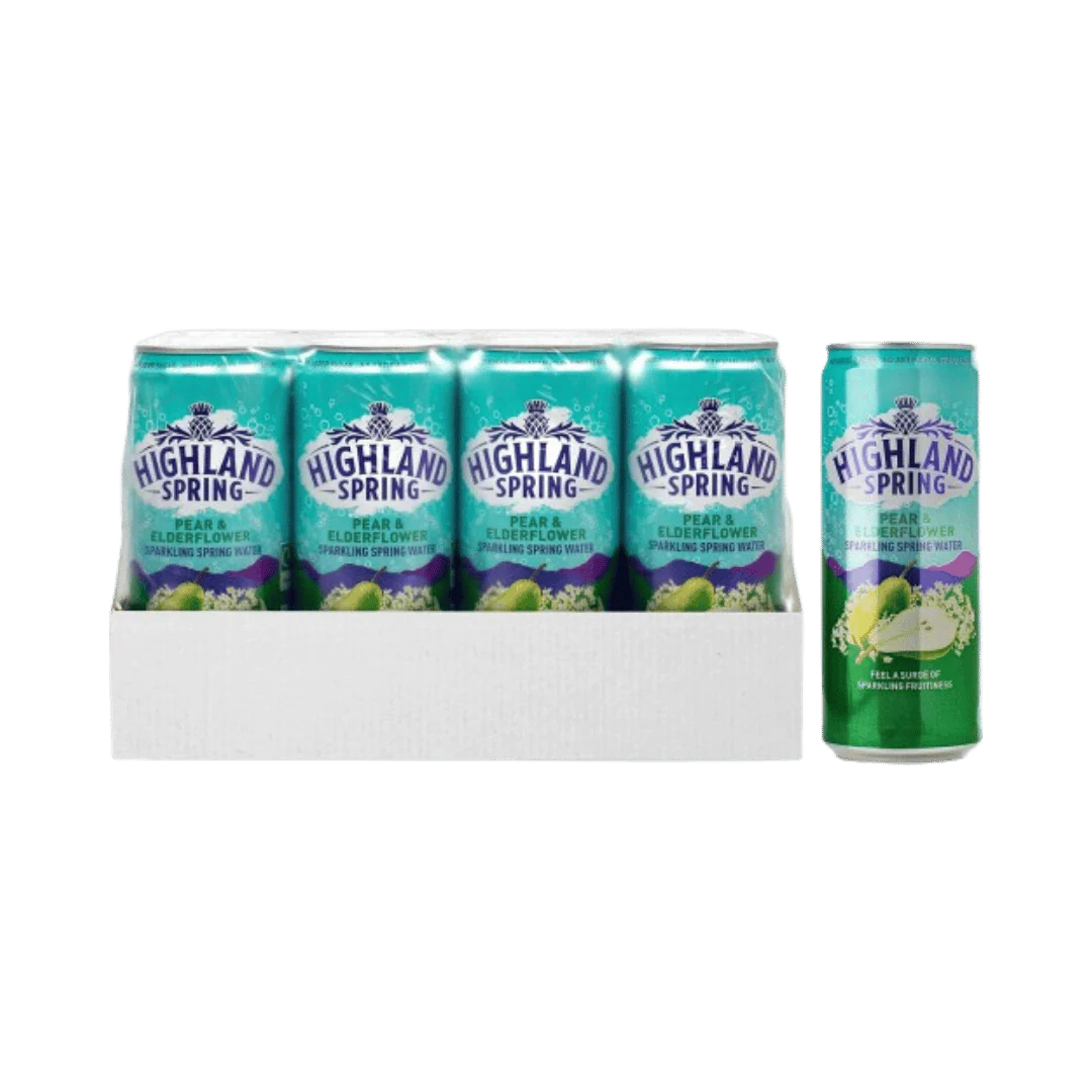 Highland Spring Sparkling Pear & Elderflower