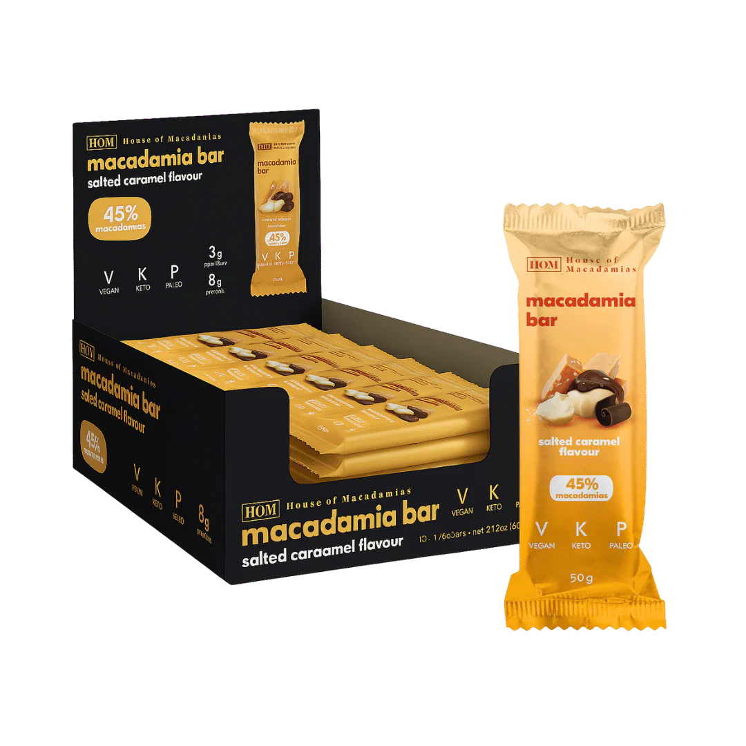 House Of Macadamia Macadamia Bar Salted Caramel