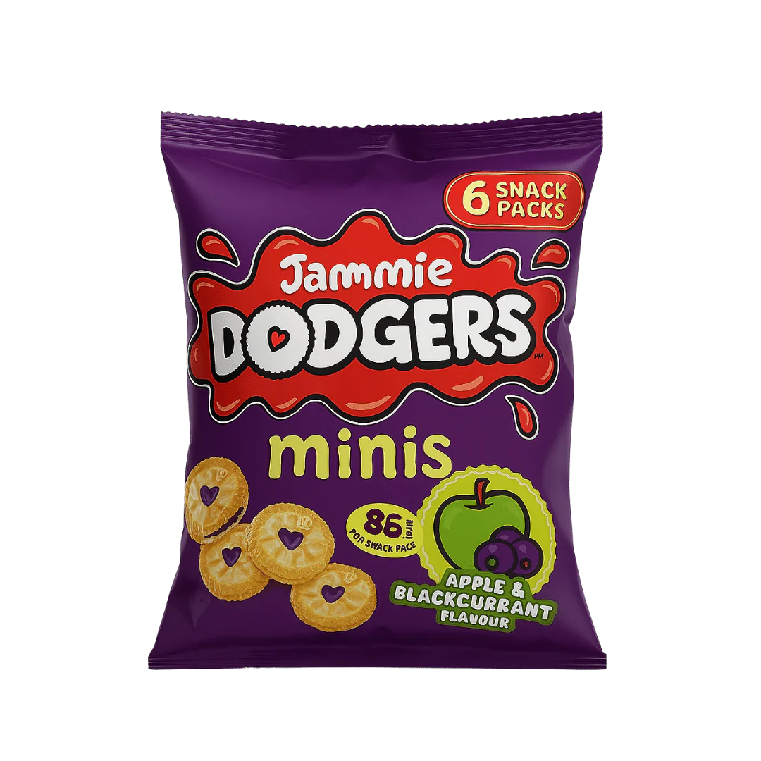 Jammie Dodgers Minis Apple & Blackcurrant Snack Packs