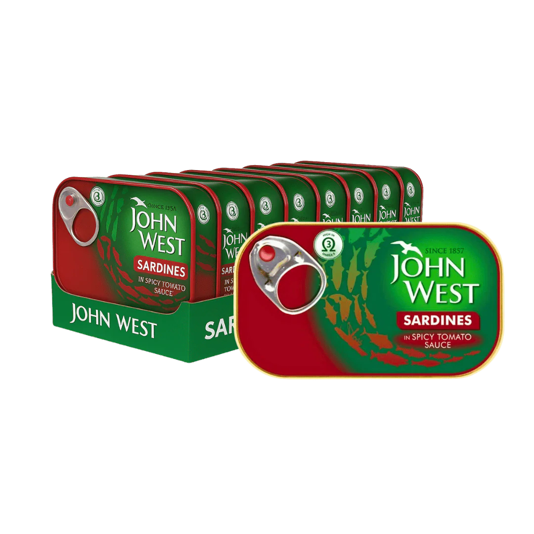 John West Sardines In Spicy Tomato Sauce