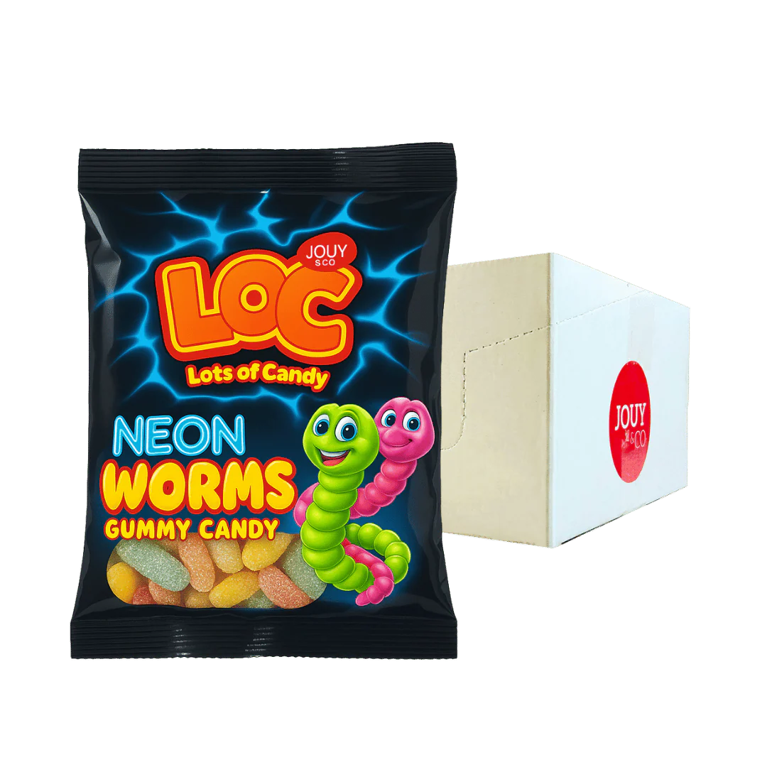 Jouy & Co Lots Of Candy Neon Worms