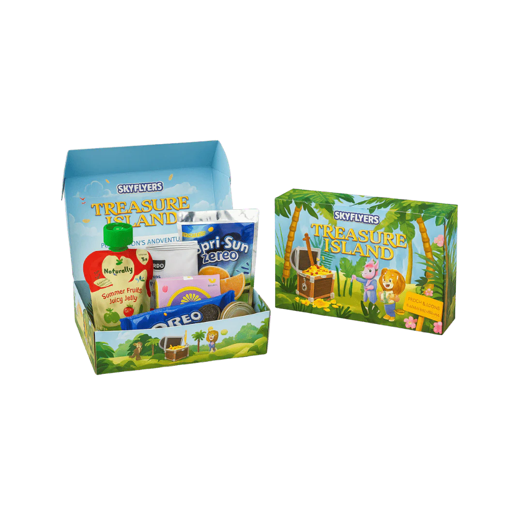 Kids Treasure Island Snack Box