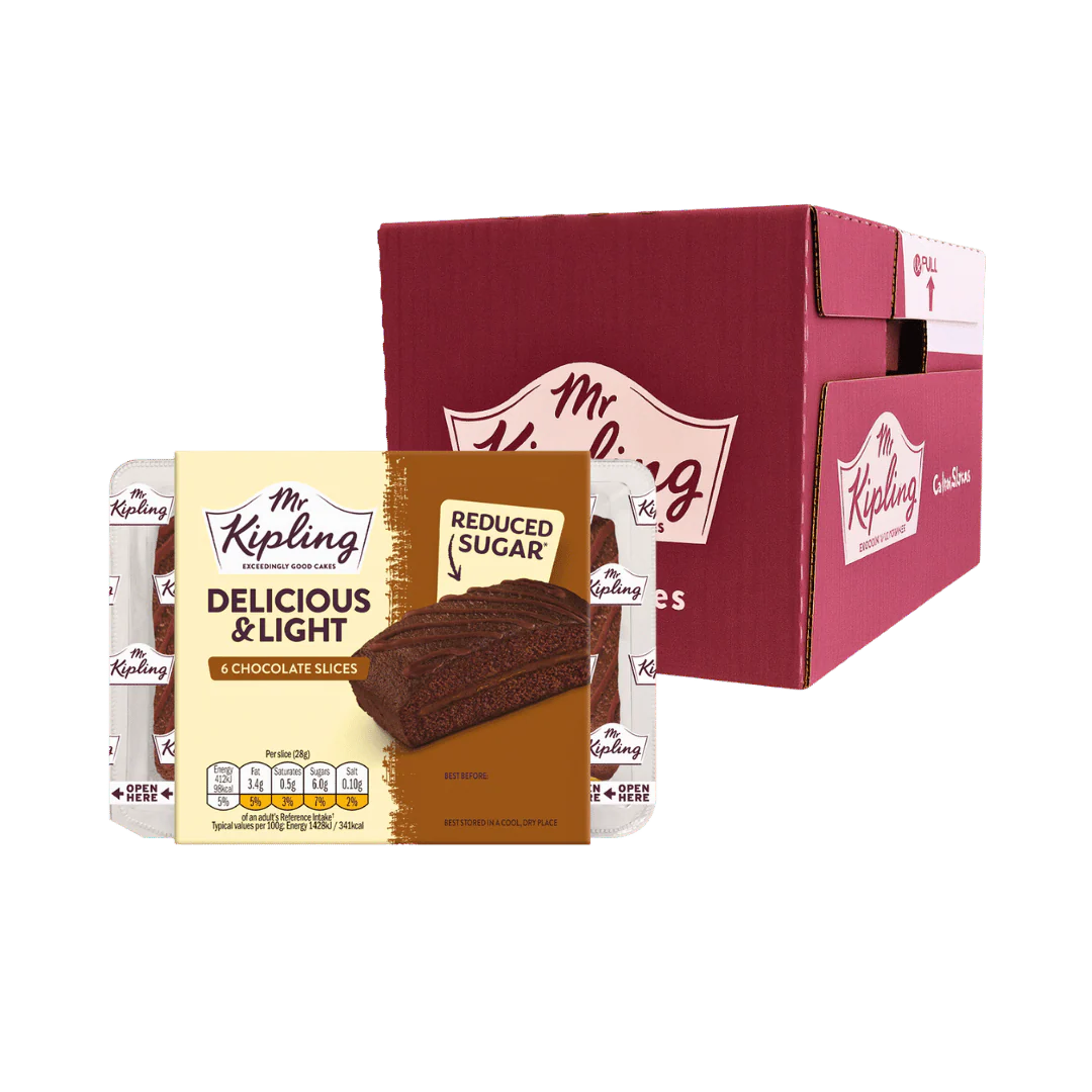 Mr Kipling Chocolate Slices Cakes Multipack Snacks