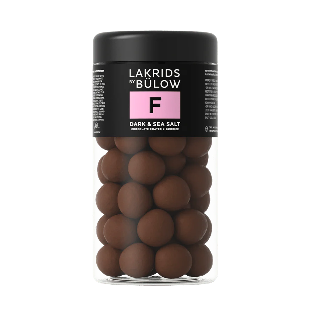 Lakrids By Bulow Dark & Sea Salt Chocolate Coated Liquorice