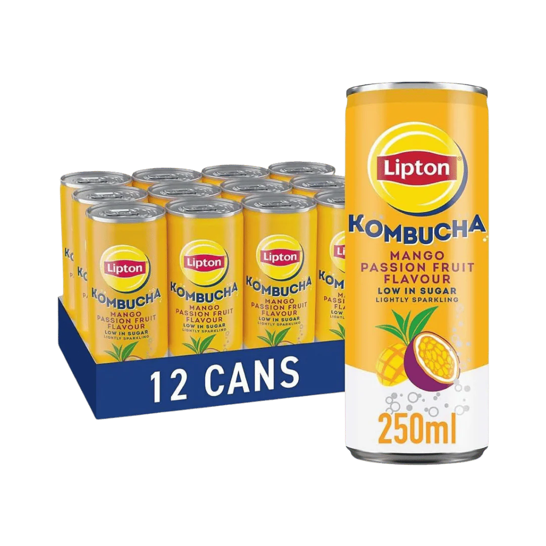 Lipton Kombucha Mango & Passion Fruit Lightly Sparkling