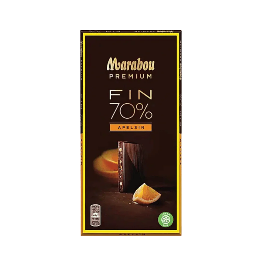 Marabou Premium Dark Chocolate Orange 70%