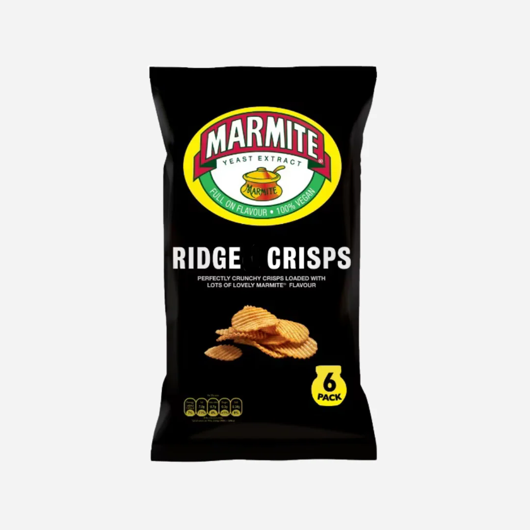 Marmite Ridge Crisps Multipack