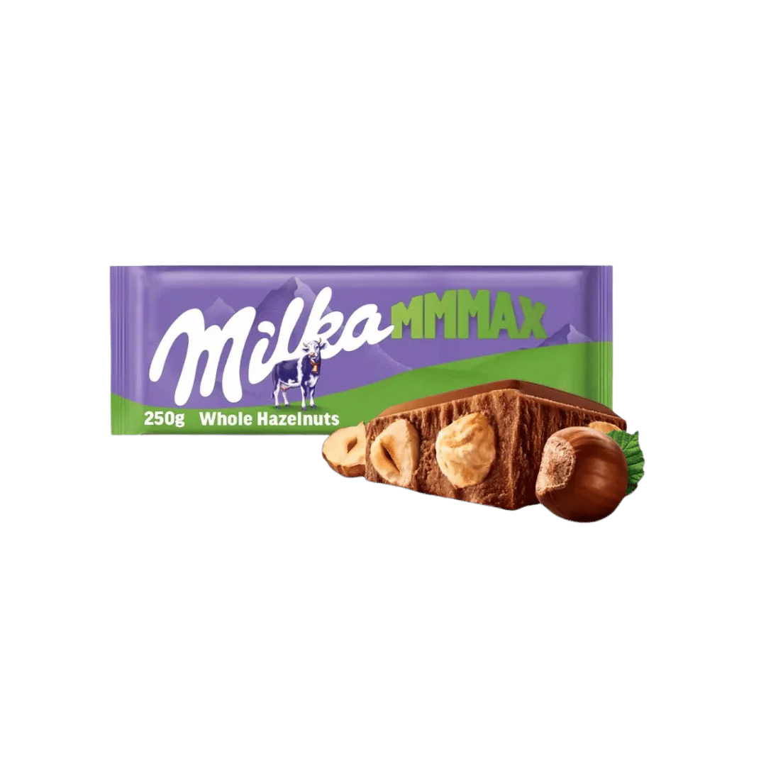 Milka Mmmax Hazelnut Chocolate Bar