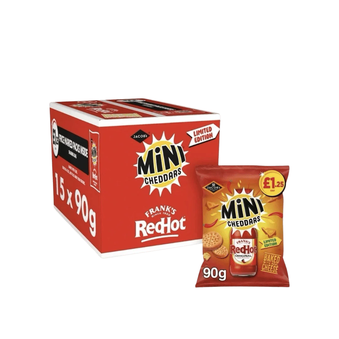 Jacob's Limited Edition Mini Cheddars with Frank’s Red Hot Original Sauce