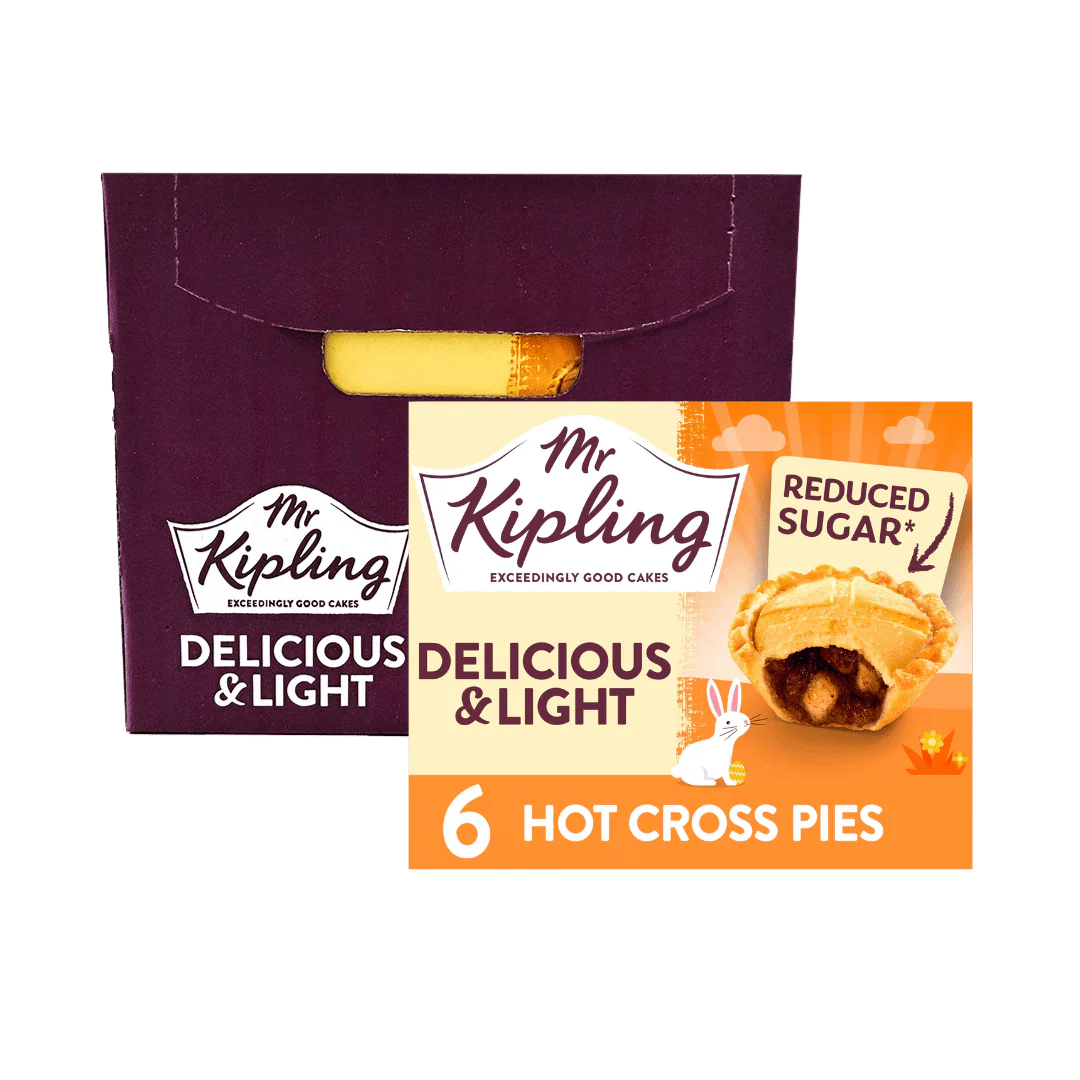 Mr Kipling Delicious & Light Hot Cross Pies