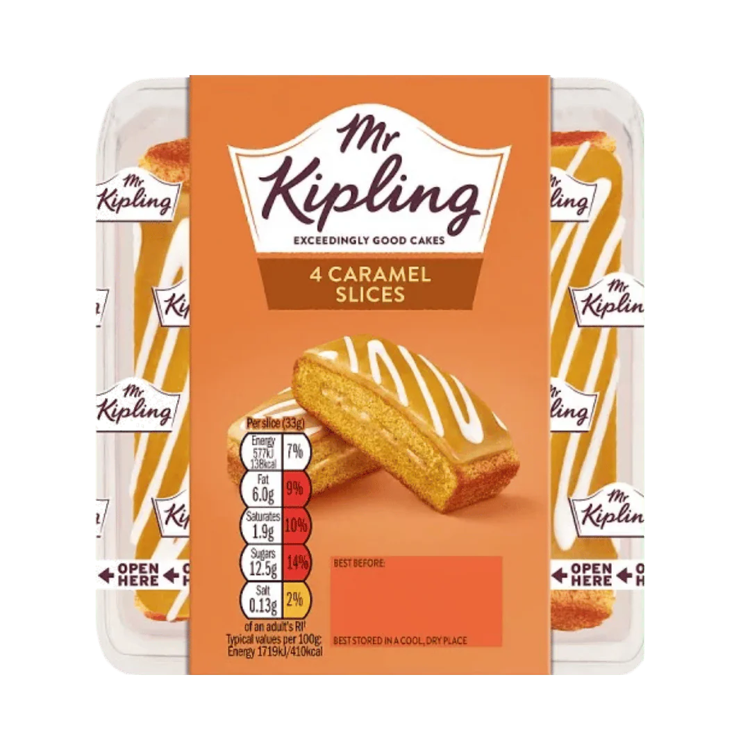 Mr Kipling Exceedingly Good Cakes Caramel Slices
