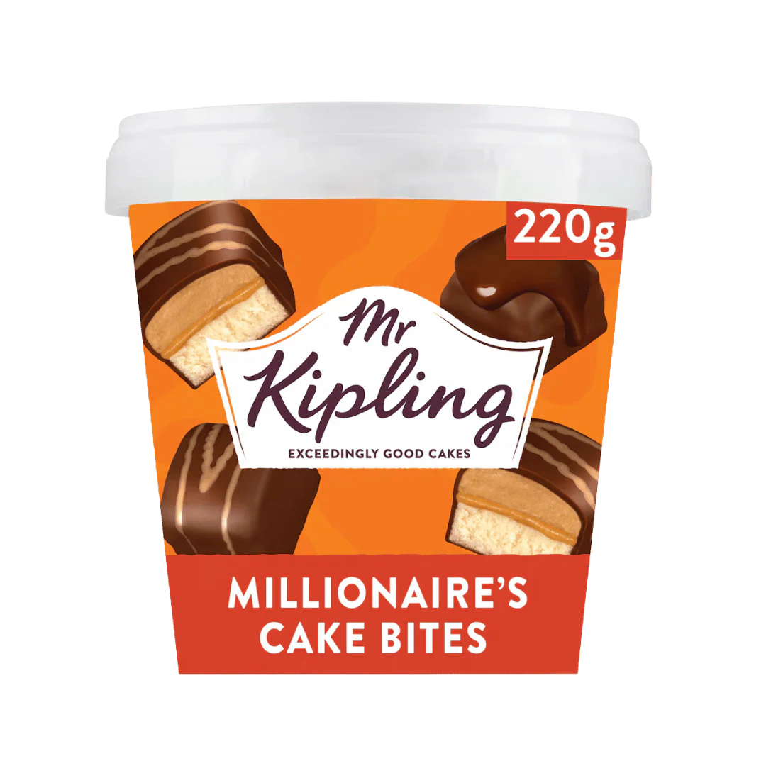 Mr Kipling Millionaire’s Chocolate Caramel Mini Cake Bites