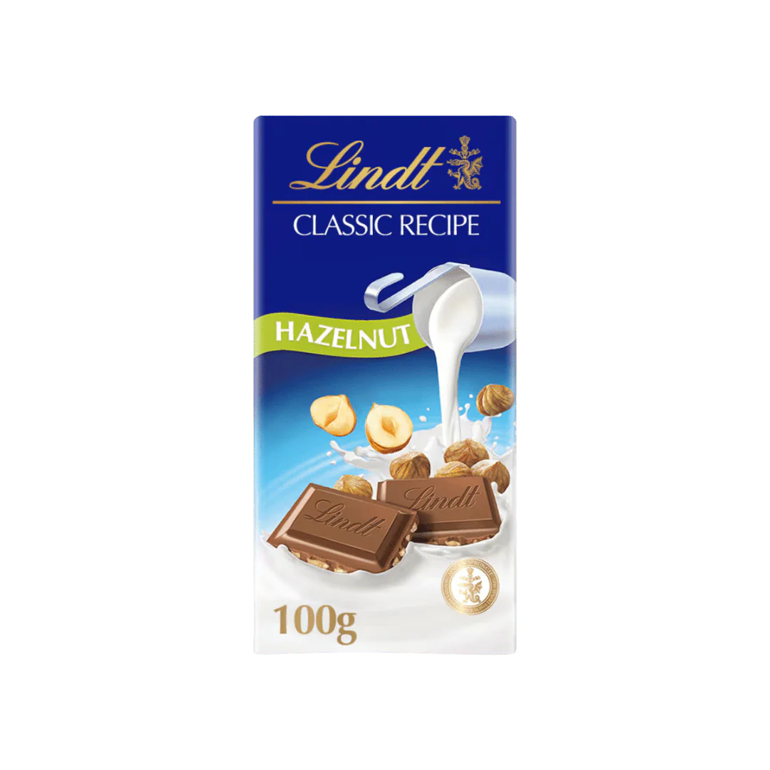 MULTIBUY Lindt Hazelnut Chocolate Bar 5 for £5.99