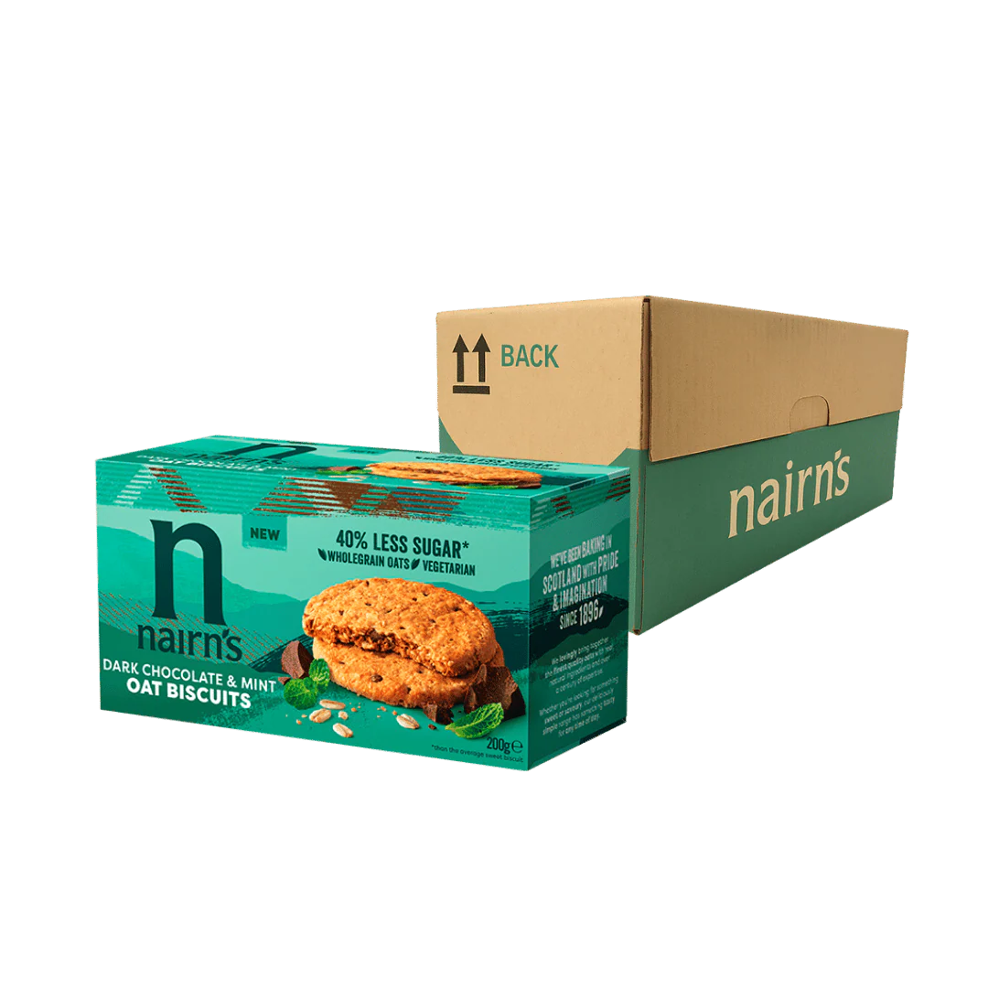 Nairn's Dark Chocolate & Mint Oat Biscuits