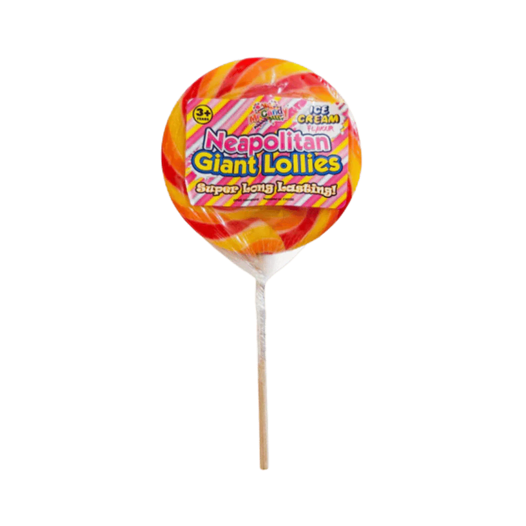 Neapolitan Giant Lolly Ice Cream Flavour