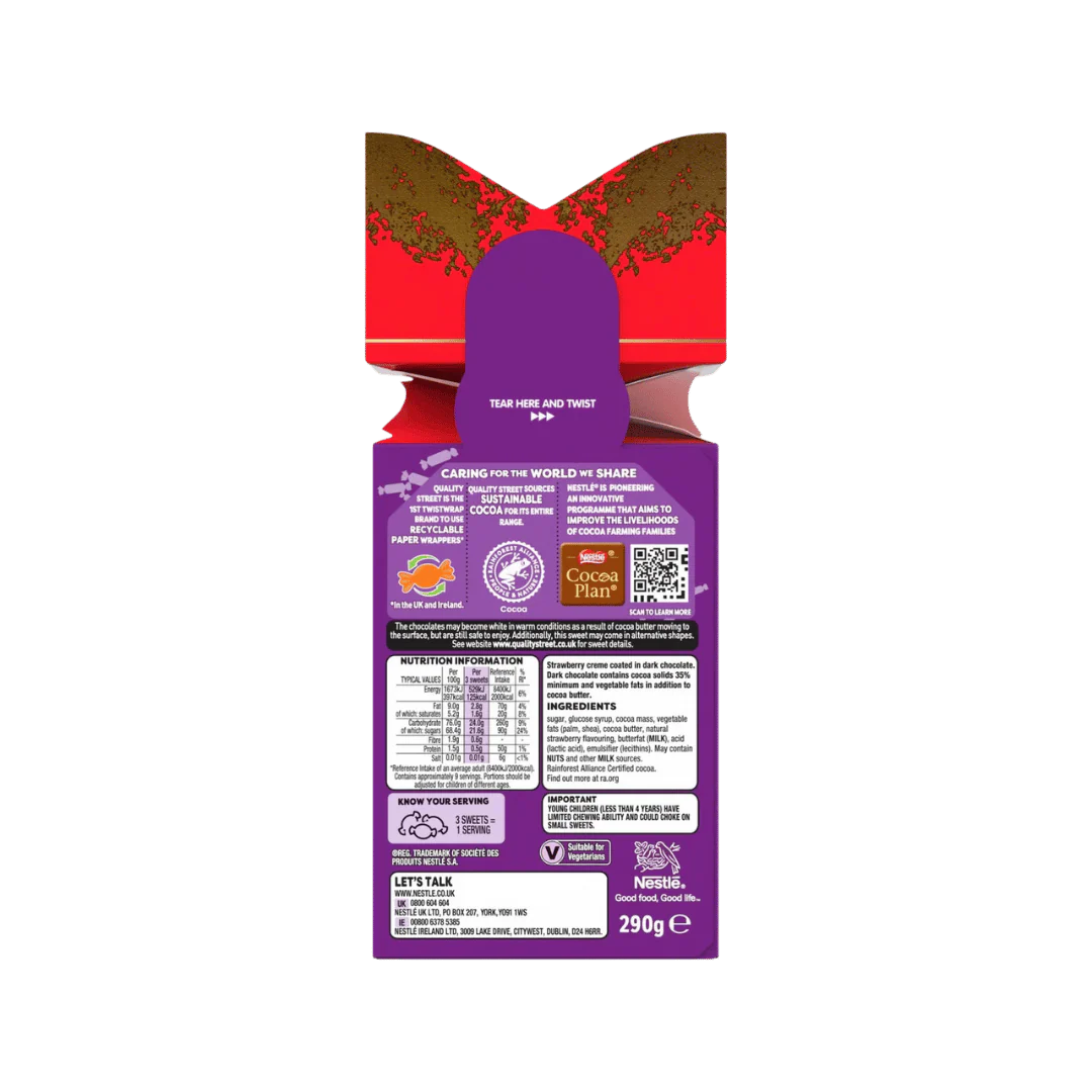 Nestle Quality Street Strawberry Creme Cracker - Image 2